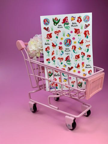 Stickers  Ariel mermaid 101