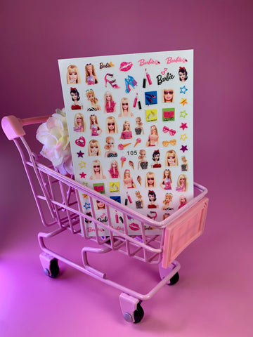 Stickers barbie 105